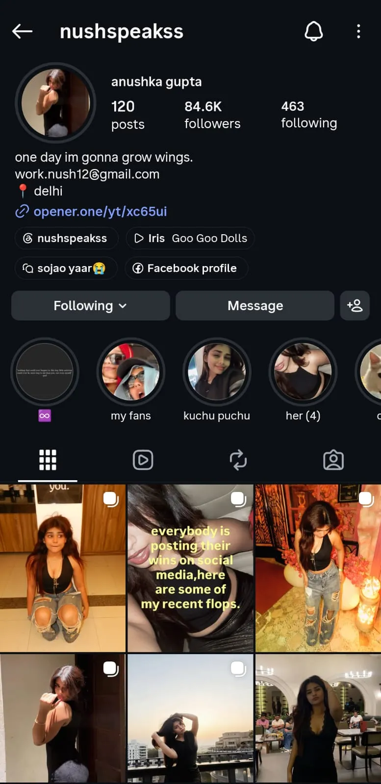 Instagram Profile Screenshot